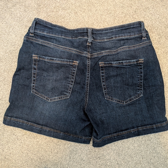 Maurices Dark Blue Jean Shorts - Picture 5 of 6